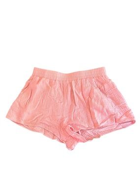 Women’s Pink linen Shorts